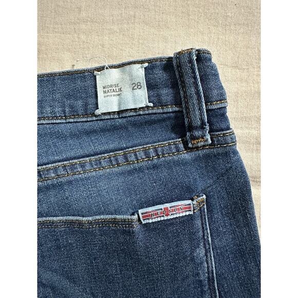 Hudson Mid-Rise Natalie Supper Skinny Jeans sz 28 - Picture 8 of 9